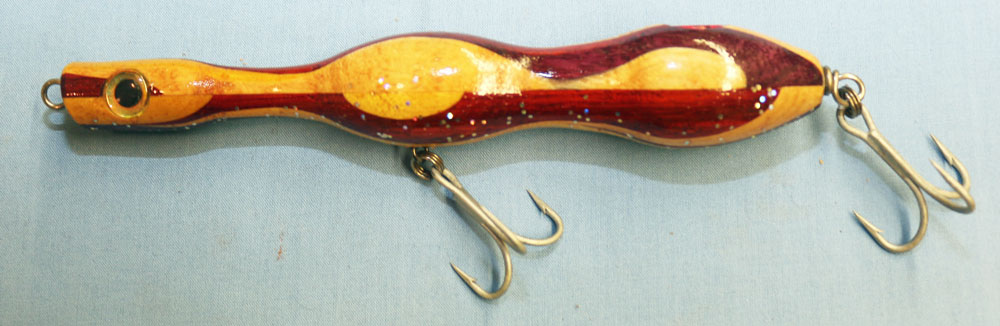Fishing Lure - 7 1/2"  - Assorted Natural Hardw...